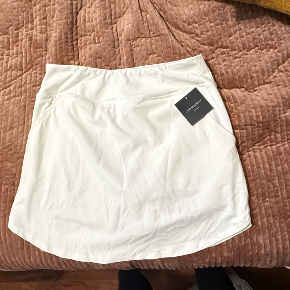 Cynthia Rowley White Athletic Casual Skirt
